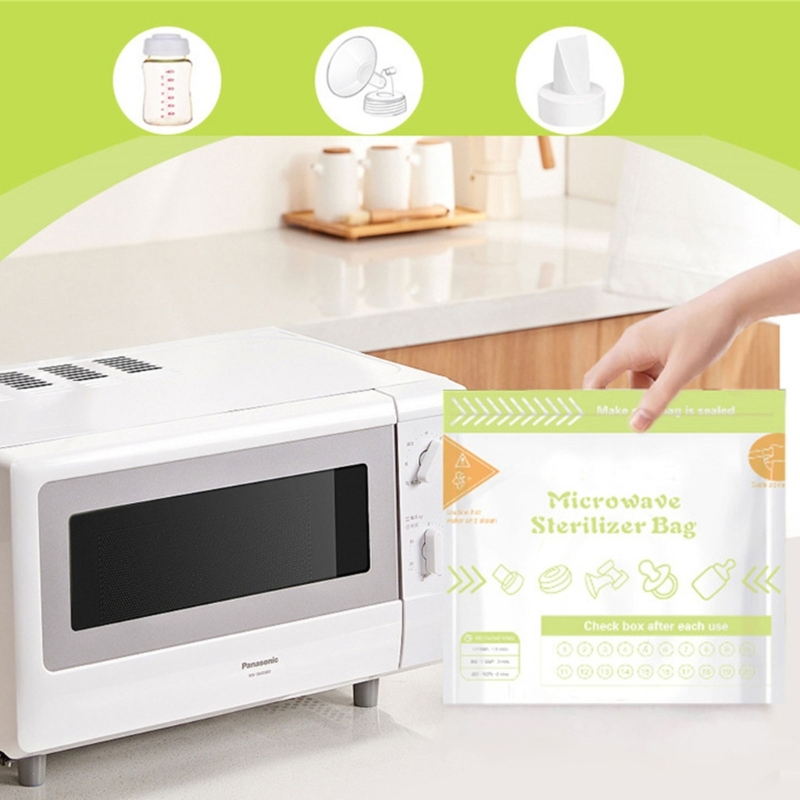 Zwitsal Baby Products - 10 fogli/set sacchetti riutilizzabili per sterilizzatore
