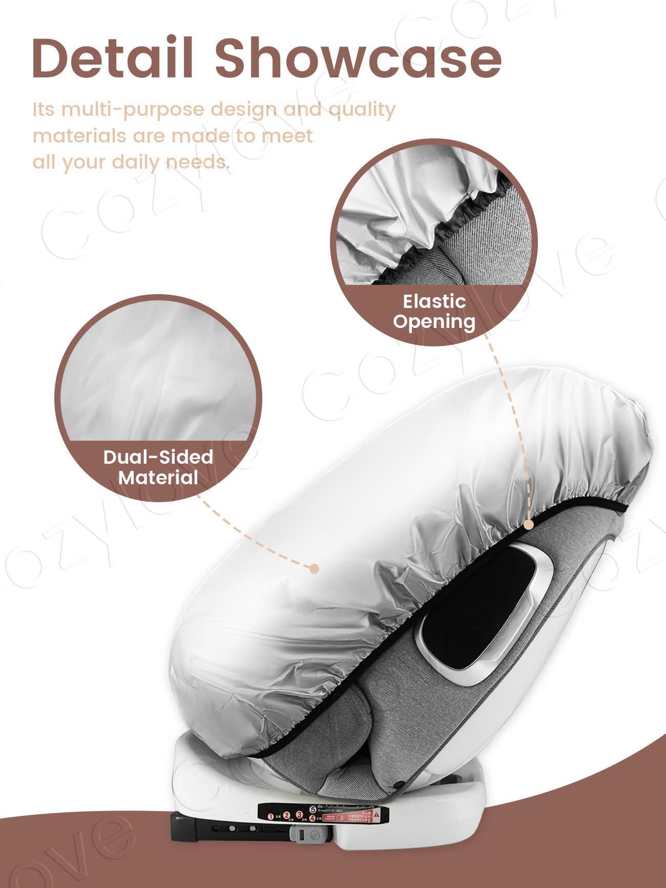 Parasole universale per seggio - Infant Car Seat Cover recensione e prezzo