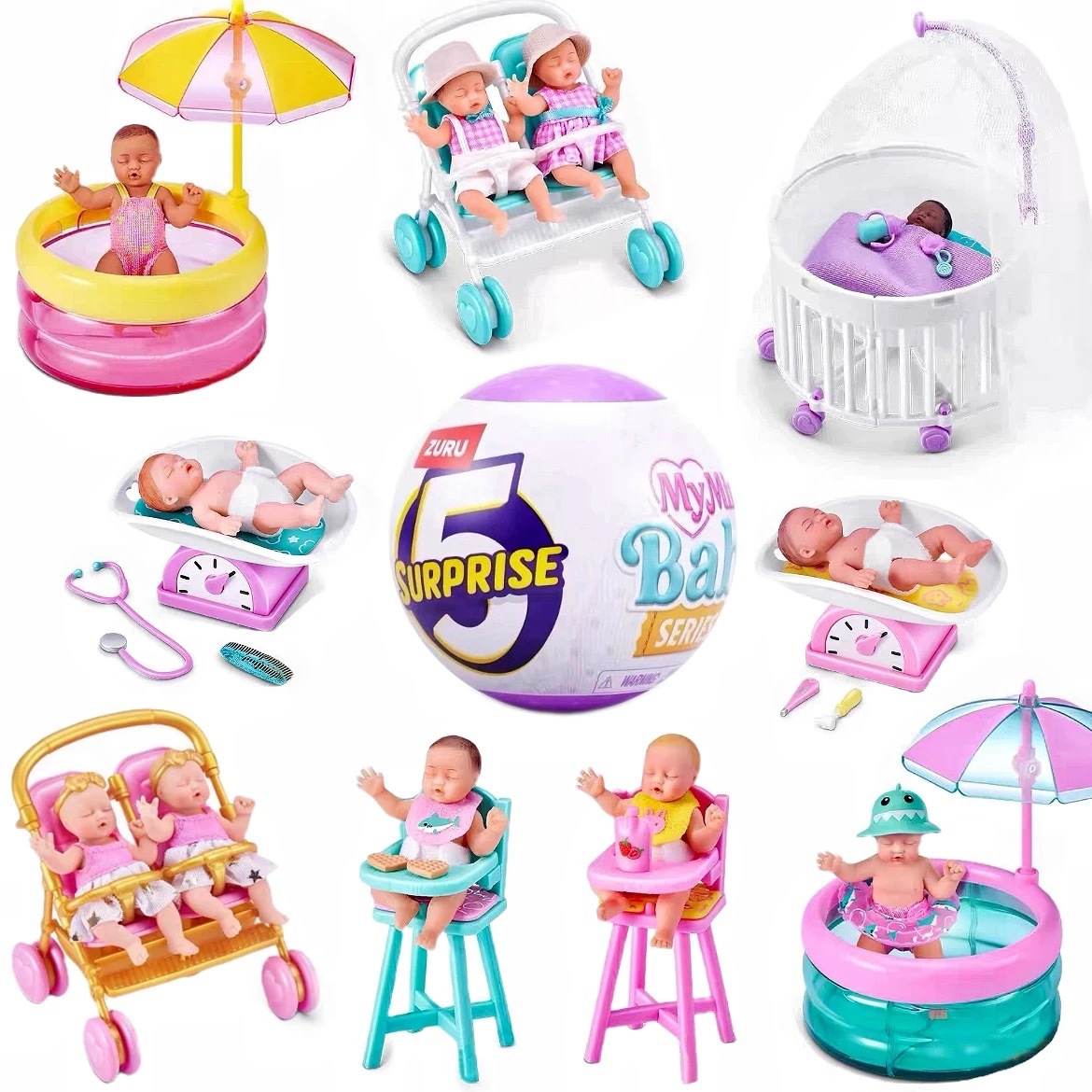 ZURU 5 Surprise My Mini Baby S - Baby Products Toys recensione e prezzo
